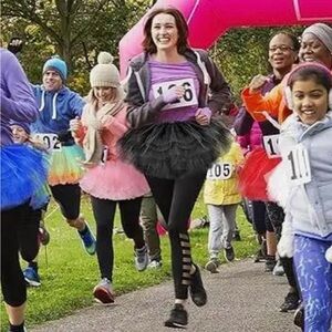 Blue Tutu Party, Marathon, Dress up, & Blue Cape